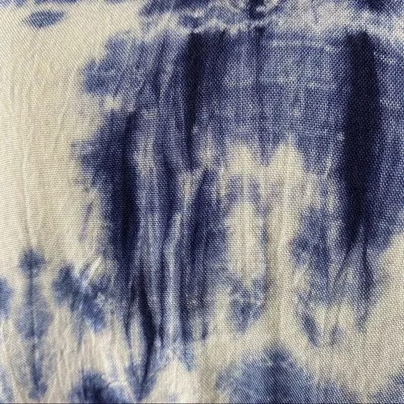 RAVIYA Navy Tie-Dye Hi-lo Cover-up Maxi Dress - LG - Picture 5 of 16